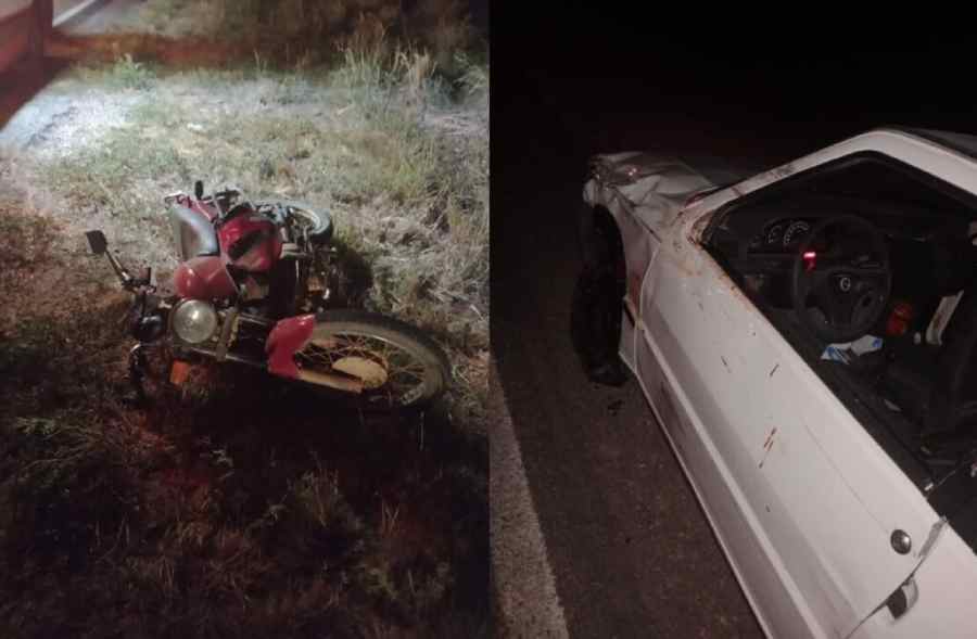 Motociclista perde braço e perna em grave acidente na BR-122, em Guanambi