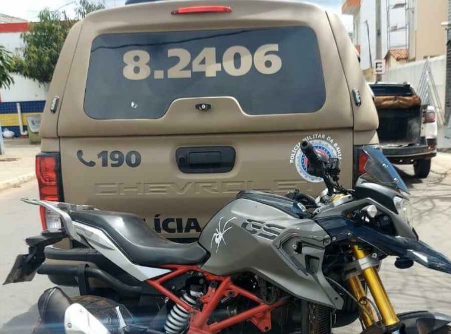 Polícia age em tempo recorde e impede circulação de motos furtadas em Ituaçu e Tanhaçu