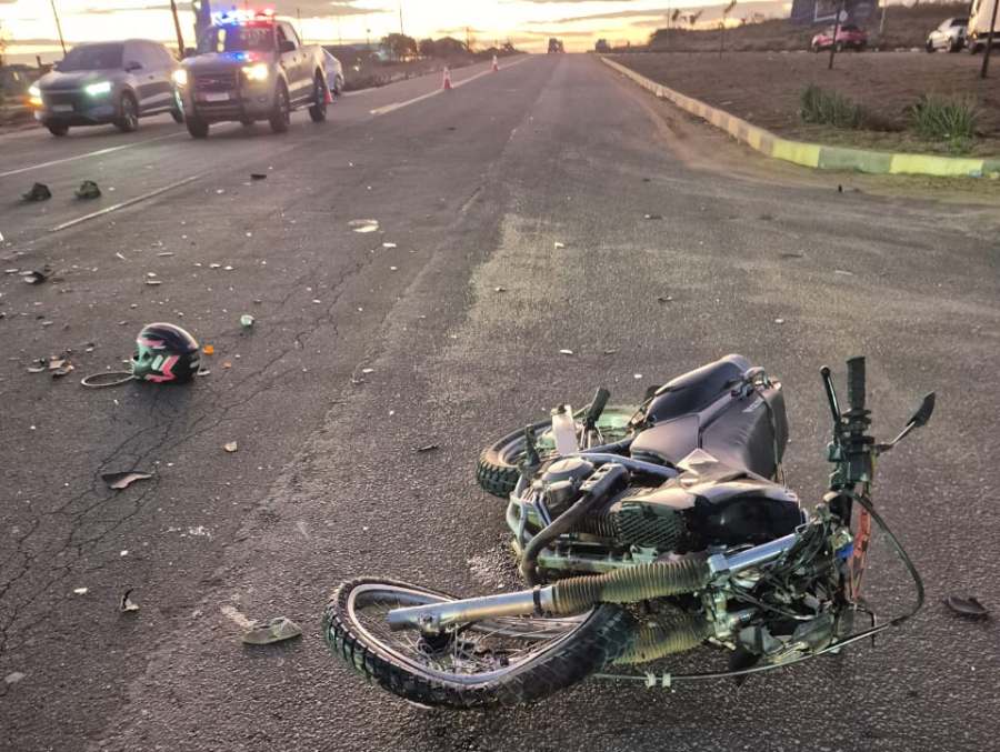 Mulher morre em colisão entre três motos na BR-415, em Vitória da Conquista