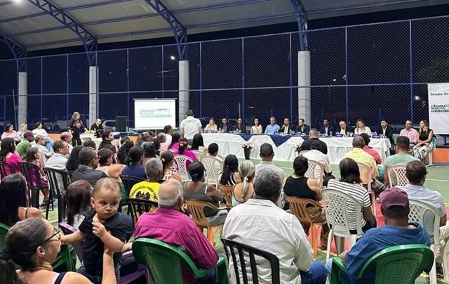 Sessão Itinerante em Pinga Fogo reúne Câmara, Executivo e comunidade de Palmas de Monte Alto