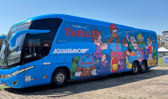 Turma da Mônica chega a Vitória da Conquista com ônibus temático e atrações gratuitas
