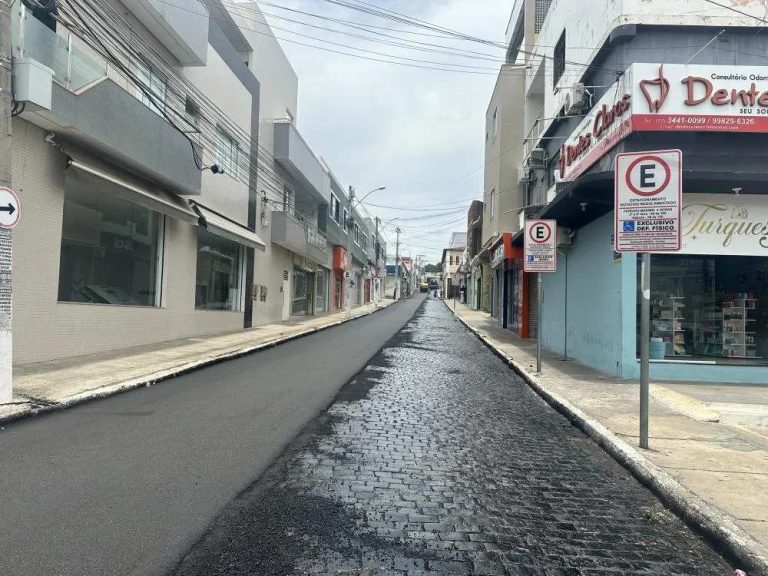 Asfalto chega à “Ladeira do Cinema” e renova um dos cartões-postais de Brumado