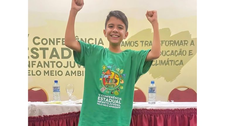 Estudante de Paramirim representa a Bahia na COP30 com projeto sobre reciclagem
