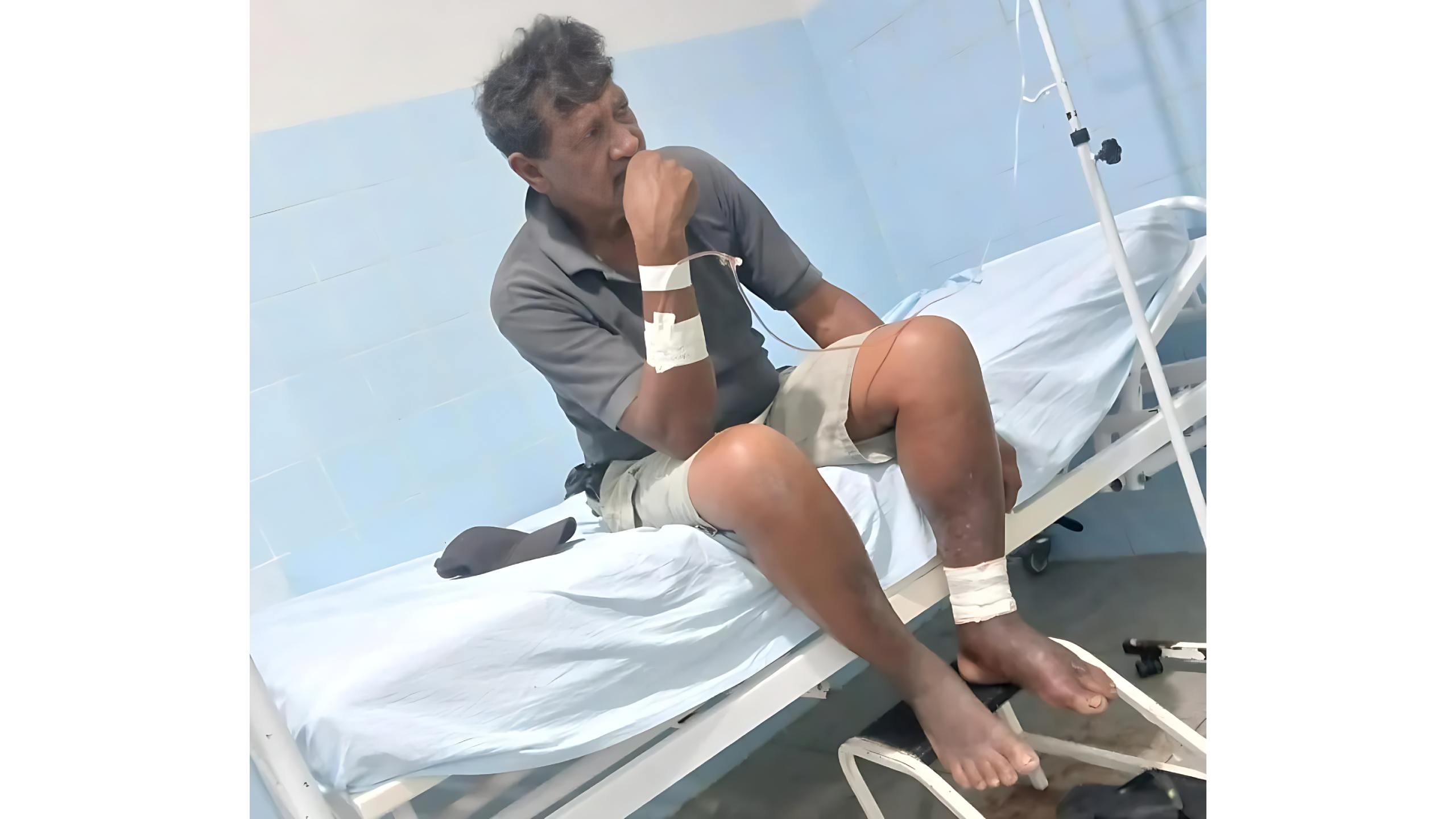 Família de Matina pede transferência urgente de paciente em risco de amputação