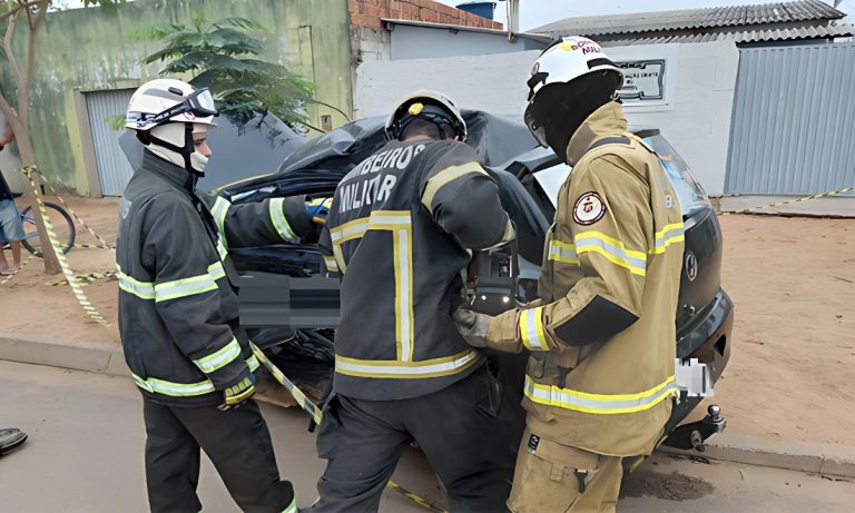 Grave acidente deixa dois mortos e um ferido na Avenida Ayrton Senna, em Luís Eduardo Magalhães