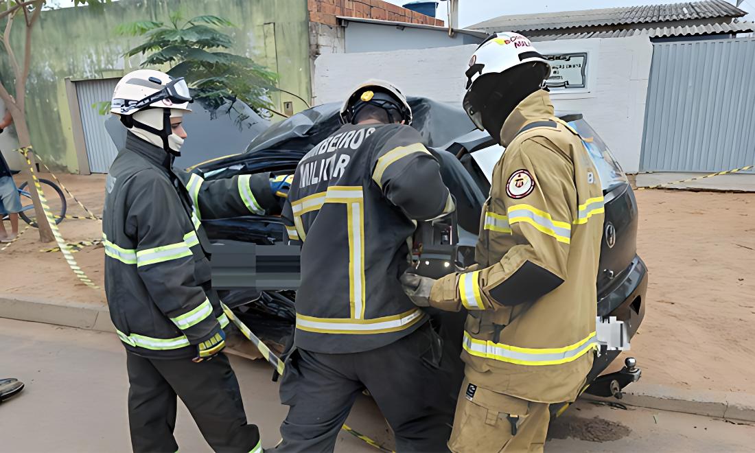 Grave acidente deixa dois mortos e um ferido na Avenida Ayrton Senna, em Luís Eduardo Magalhães