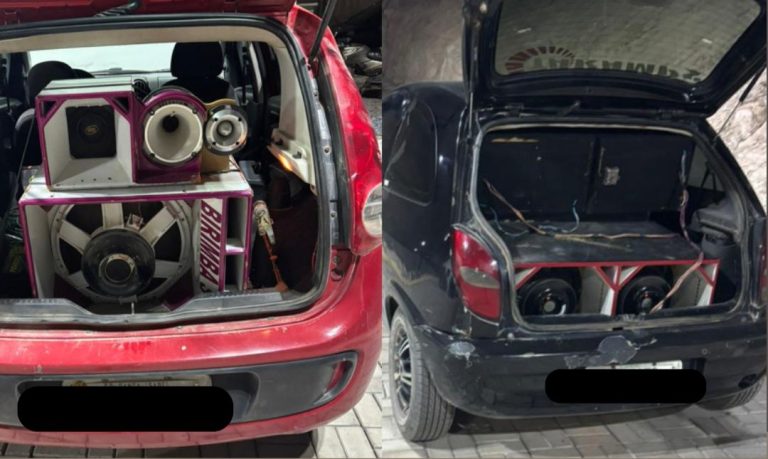 Polícia Militar apreende paredão de som e acaba com festa barulhenta em Cândido Sales