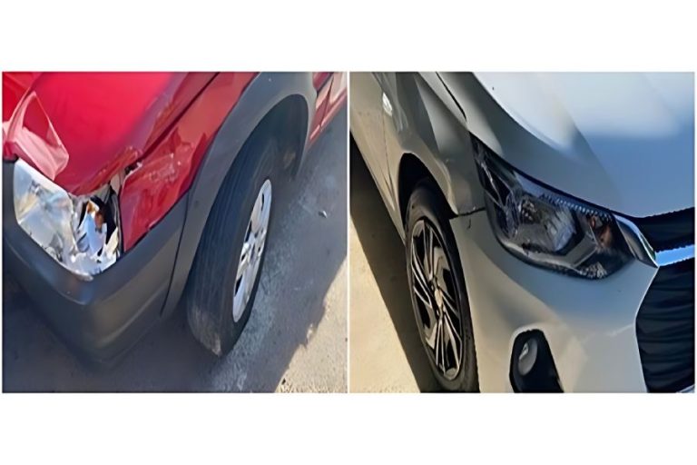 Colisão entre carros é registrada bairro Bela Vista, em Guanambi