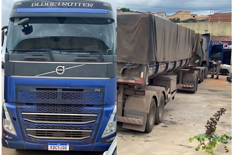 PM recupera carreta roubada avaliada em mais de R$ 1 milhão em Brumado