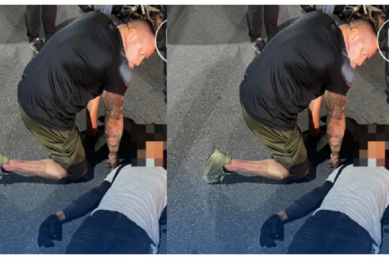 Policial civil salva motociclista após grave acidente em Lauro de Freitas