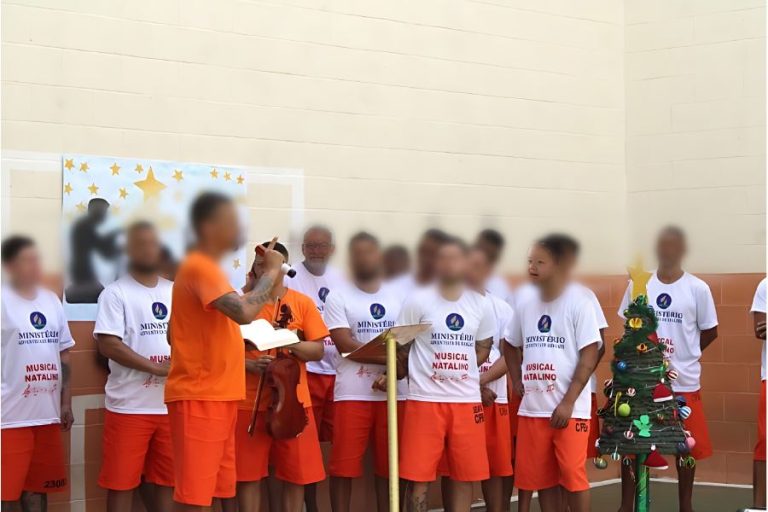 Recital marca celebrações de Natal no Conjunto Penal de Brumado