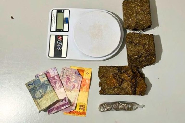 Rondesp flagra suspeito com drogas e dinheiro em Riacho de Santana