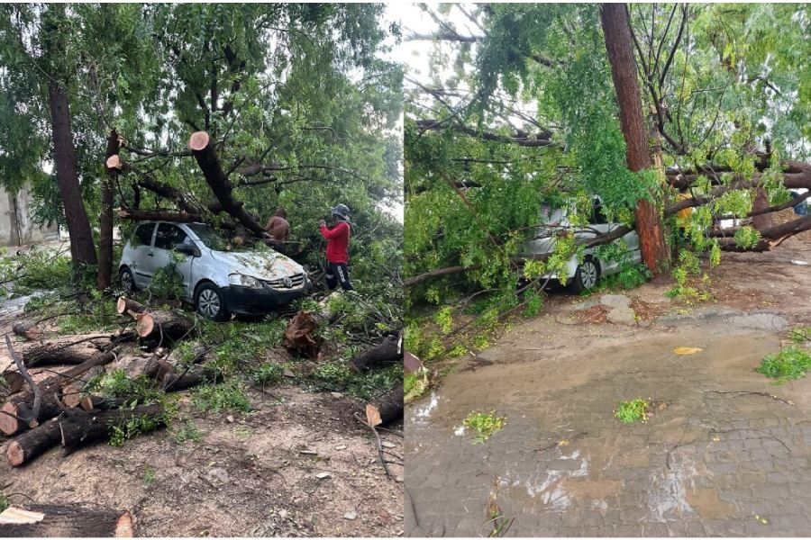 Temporal devasta áreas de Malhada e deixa moradores sem luz por horas