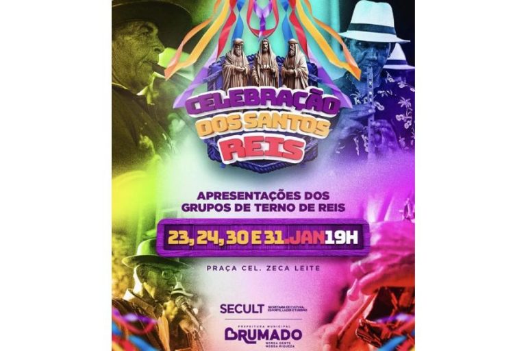 Brumado celebra fé e cultura com apresentações dos Ternos de Reis na Praça Zeca Leite