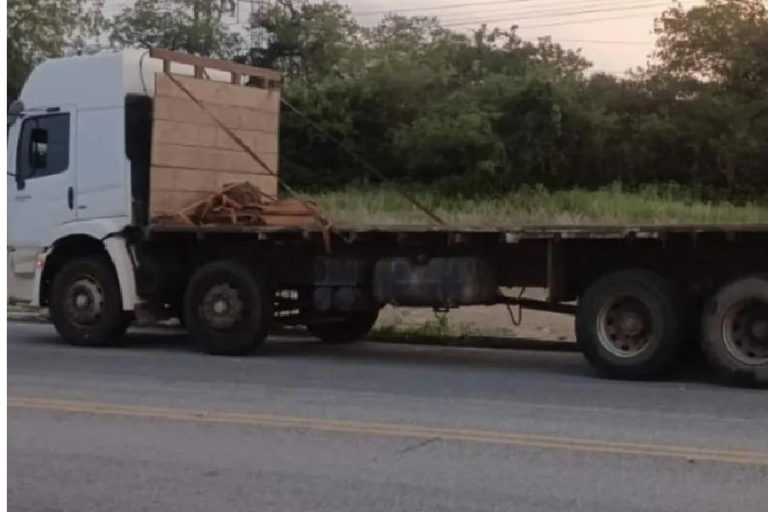Fiscalização da CIPRv apreende caminhão irregular e reforça controle nas estradas de Brumado