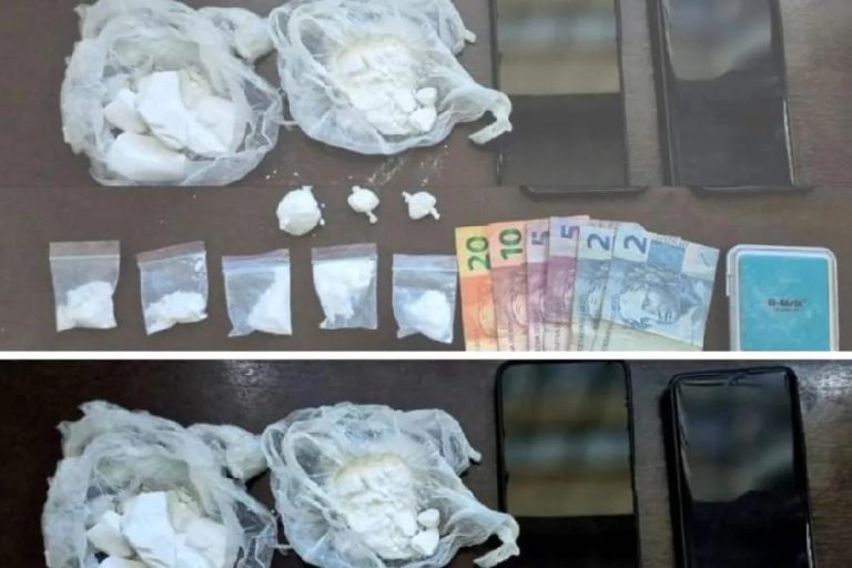 Flagrante em Barra da Estiva: CIPE Sudoeste prende suspeito com cocaína, balança e dinheiro durante operação
