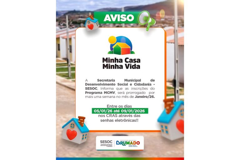Inscrições do Minha Casa, Minha Vida em Brumado são prorrogadas até 9 de janeiro