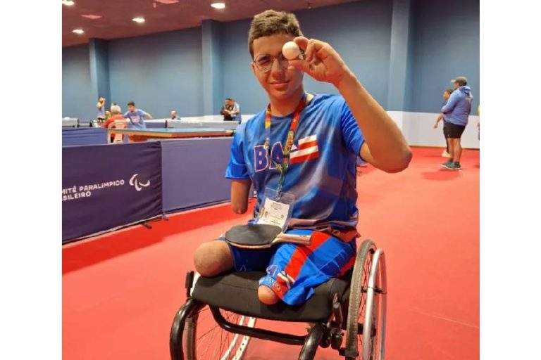 Jovem de Licínio de Almeida representa Bahia em projeto paralímpico nacional