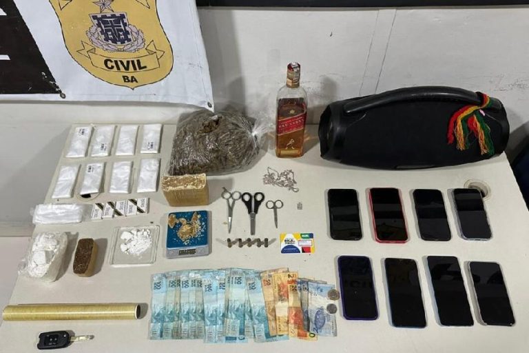 Operação conjunta prende 13 suspeitos e apreende mais de 1 kg de drogas em Bom Jesus da Lapa