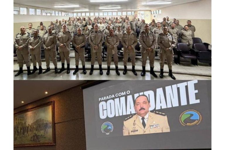 Parada Geral homenageia comandante do Policiamento Rodoviário Estadual em Vitória da Conquista