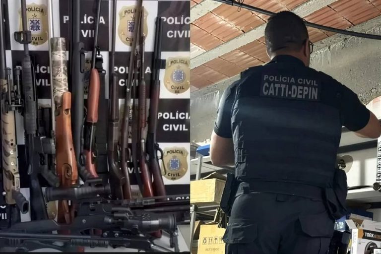 Oficina clandestina de armas é fechada e homem é preso em flagrante no sudoeste da Bahia