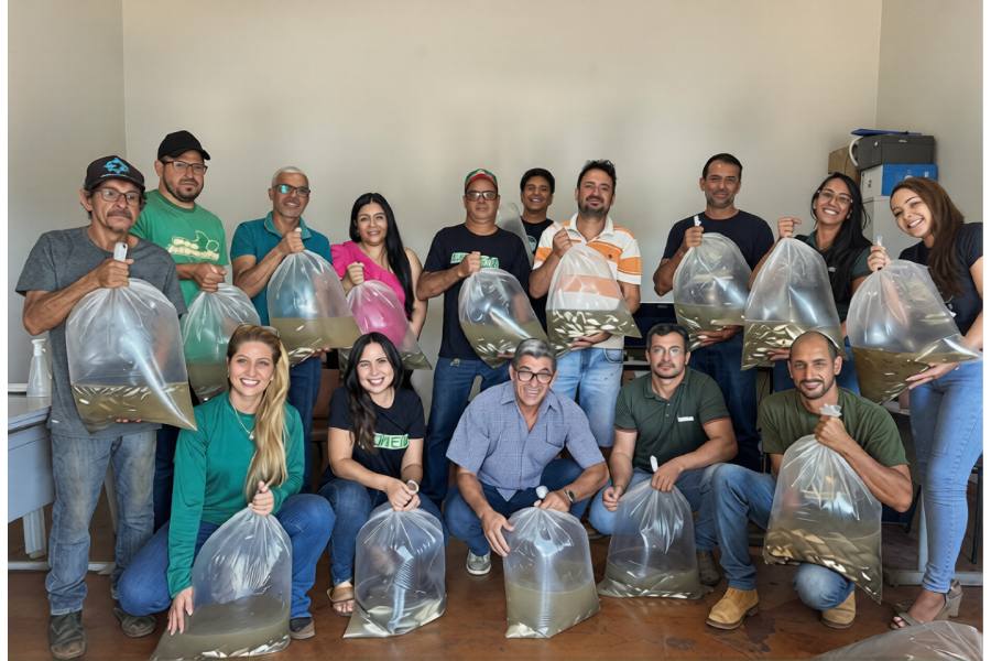 Caculé recebe 43 mil alevinos para repovoar barragens e impulsionar piscicultura local