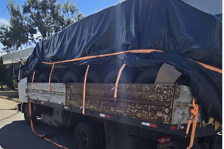 CIPRv/Brumado apreende 200 pneus sem nota fiscal