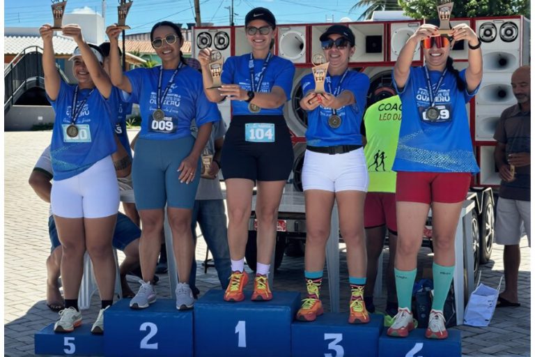 Atletas de Brumado sobem ao pódio em corrida e chamam atenção em Guajeru