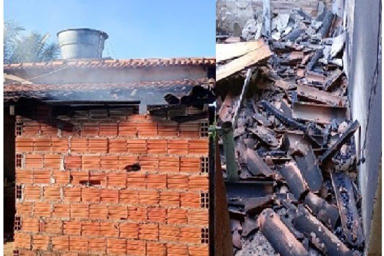 Casa é incendiada e polícia encontra indícios de ação criminosa em Pindaí