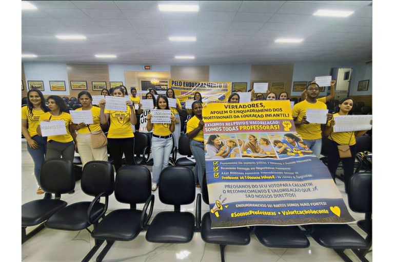 Cuidadoras pressionam Câmara de Brumado por cumprimento de lei federal