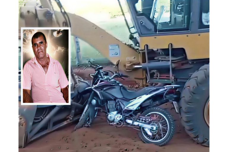 Idoso morre após colisão com máquina da prefeitura e tragédia abala zona rural de Pindaí