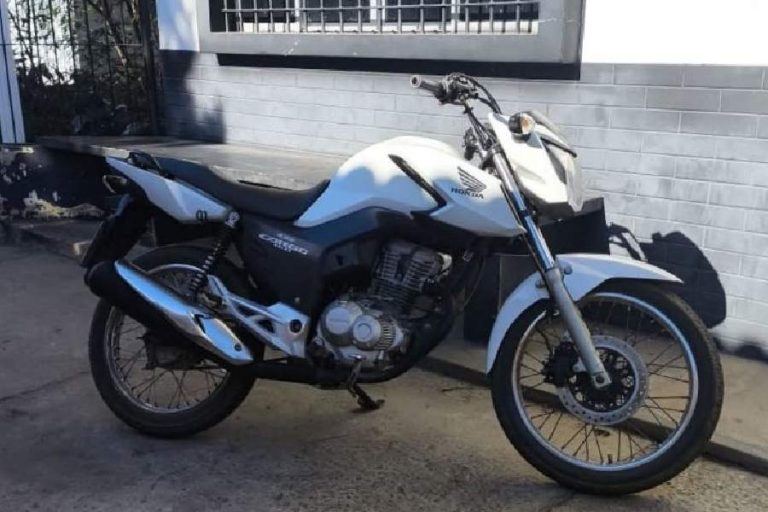 CIPRv apreende motocicleta com sinais de adulteração durante fiscalização em Maetinga