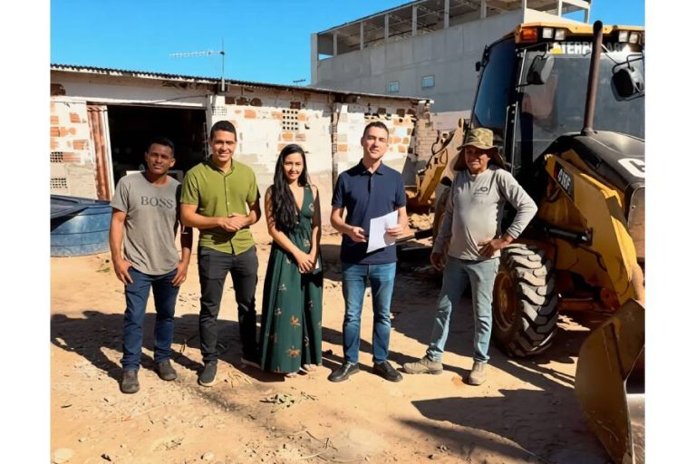 Fabrício Abrantes autoriza obra que vai levar sinal de celular para Itaquaraí
