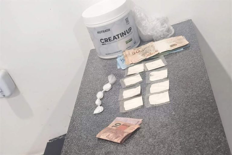 Homem é preso com cocaína e dinheiro durante ação da PM na zona rural de Piripá