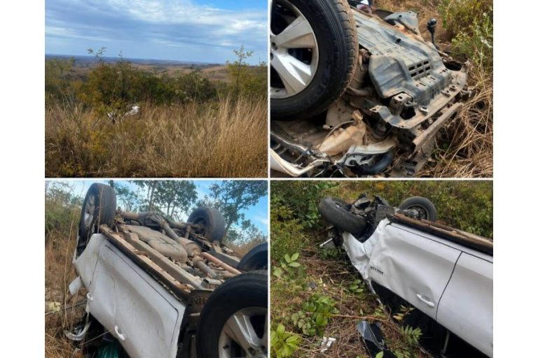 Presidente da Câmara de Urandi fica ferido após capotamento de caminhonete em rodovia de Minas Gerais
