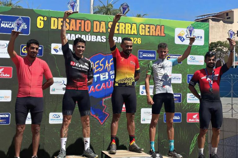 Ciclista de Brumado conquista terceiro lugar em desafio do Campeonato Baiano
