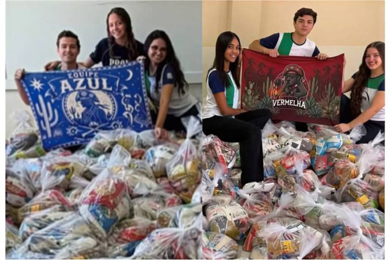 Gincana do Probo COC arrecada 1.080 cestas básicas em Livramento