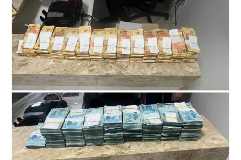 R$ 1,3 milhão é apreendido em abordagem na BA-026, em Tanhaçu