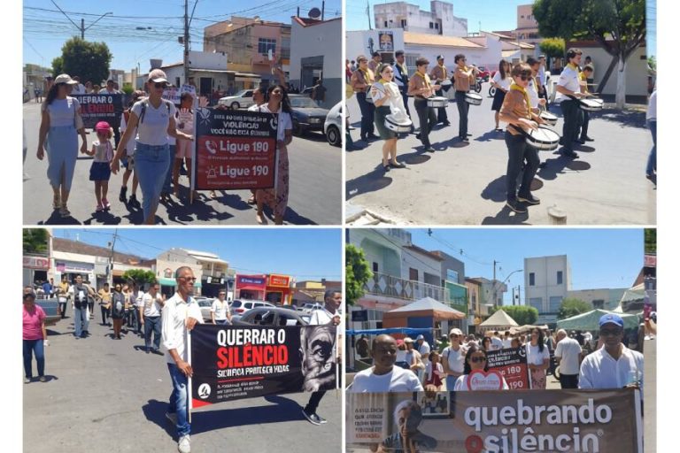 Igreja Adventista realiza passeata contra violência à pessoa idosa em Palmas de Monte Alto