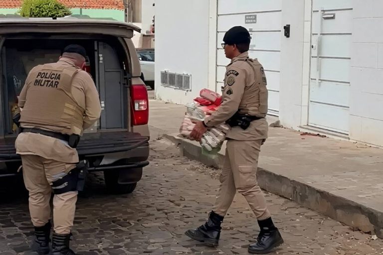 PM apreende 22 cestas básicas durante ocorrência com suspeita de crime eleitoral em Brumado