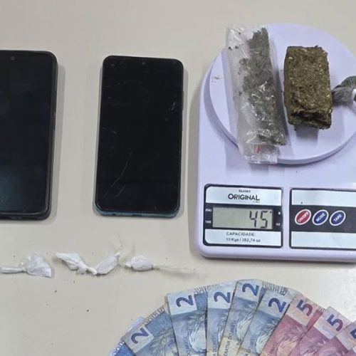 Ação policial termina com dono de bar preso por tráfico em zona rural de Pindaí