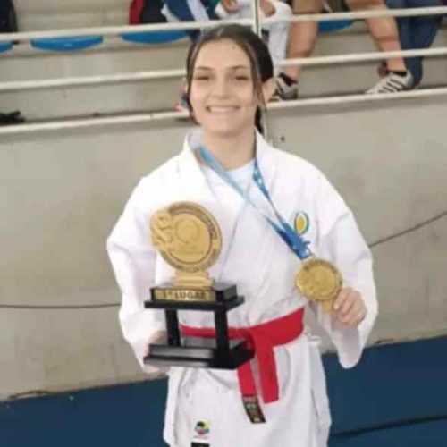 Atleta de Guanambi conquista três medalhas no Panamericano de Karatê em Vitória (ES)