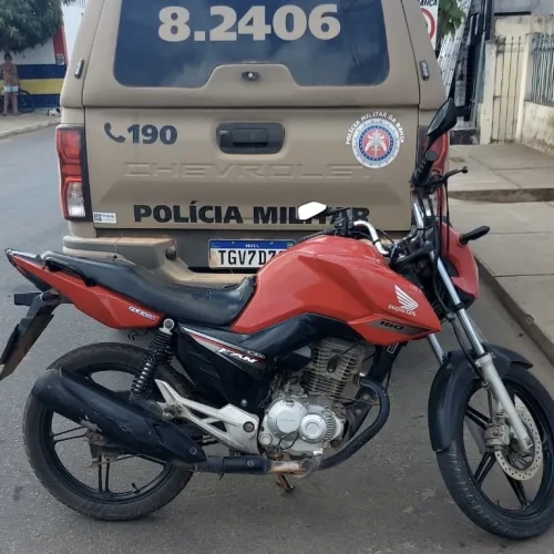 Blitz em Ituaçu recupera moto adulterada; já são 17 veículos neste ano