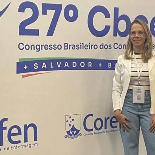 Brumadense transforma orgulho regional em destaque no maior congresso de enfermagem da América Latina