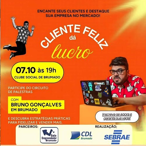 Brumado recebe palestra do Sebrae sobre fidelização de clientes e aumento de vendas