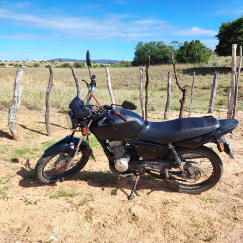 CIPRv apreende moto com restrição de roubo em Brumado