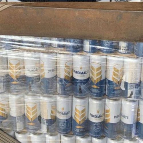 CIPRv apreende carga de cerveja com nota fiscal irregular na BA-263, em Vitória da Conquista