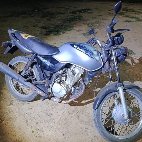 CIPRv apreende moto com restrição de roubo em Vitória da Conquista