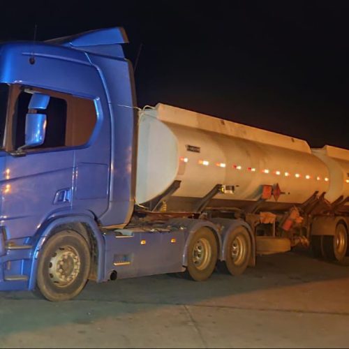 CIPRv de Brumado apreende carregamento de álcool com nota fiscal irregular na BA-262