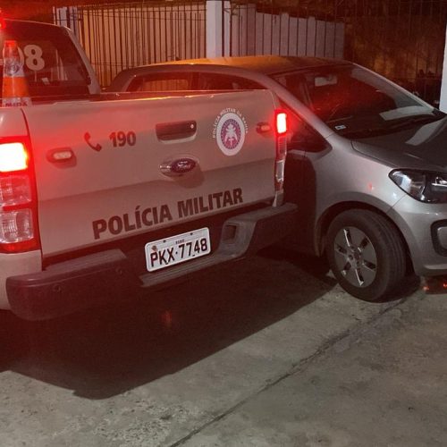 CIPRv/Brumado apreende carro com restrição de circulação